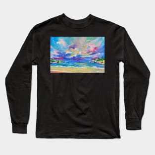 Storm over Alma - Bright Landscape/Seascape Long Sleeve T-Shirt